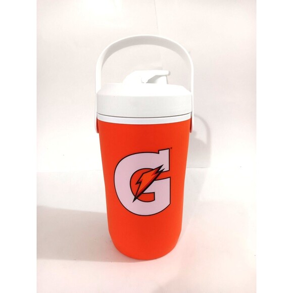 Gatorade Personal Water Jug Orange Rubbermaid 64oz EUC - Picture 1 of 7